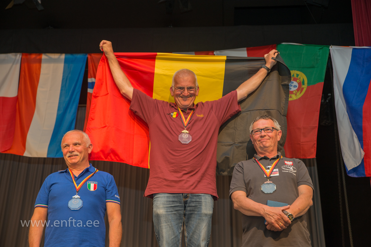 527 In category PCP best three veterans. Dario Gusmeroli IT, Guido Kuppens BE, Leszek Domagala PL 